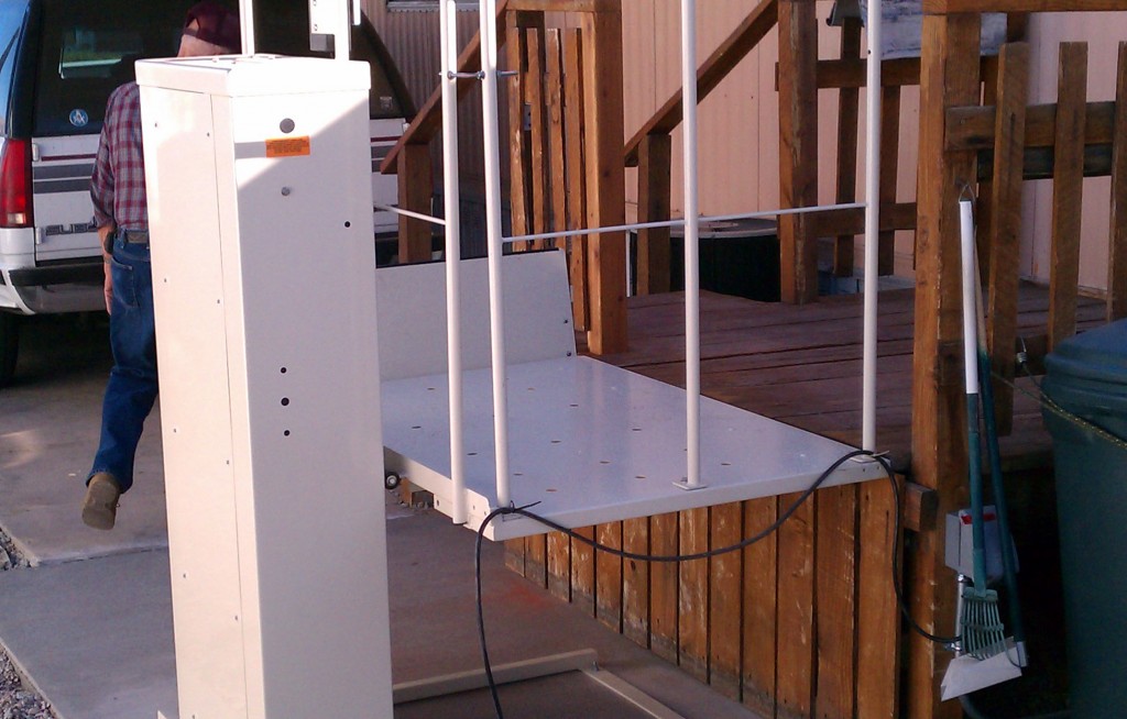 Porch Lift Installation